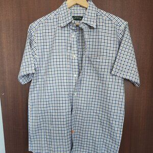 Men's Orvis Short-sleeve Plaid Button-down Shirt